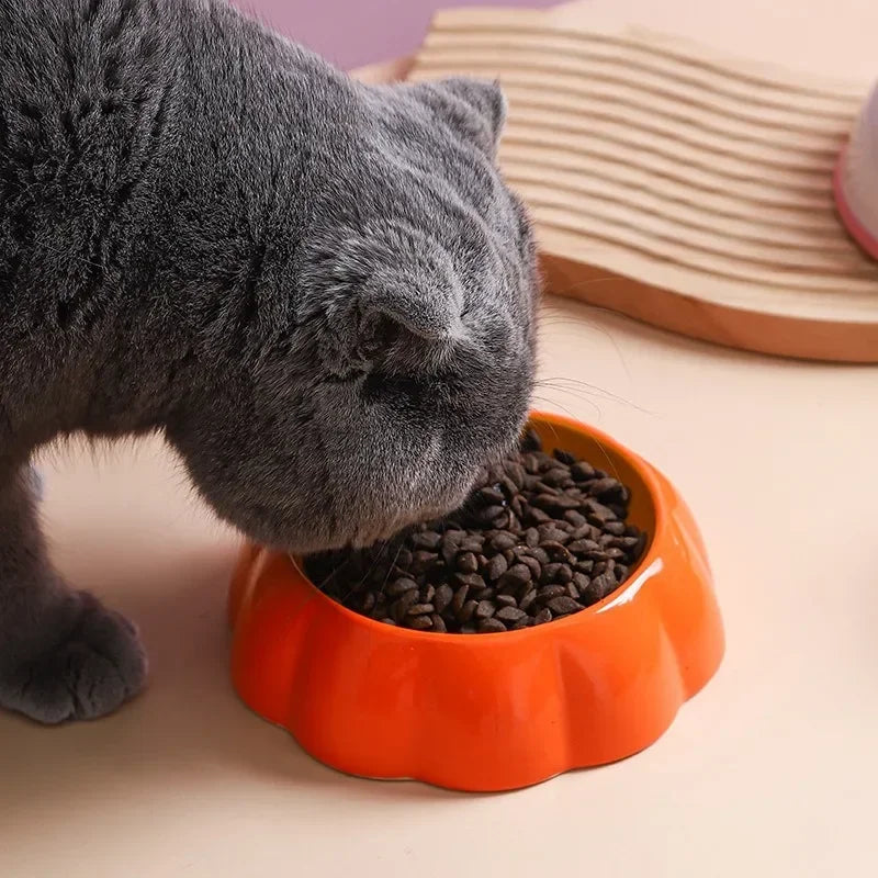 Watermelon Strawberry Shape Cat Food Bowl Cute Designs Pet Ceramics Bowl Small Dog Colorful Water Suppliers Cat Bowl